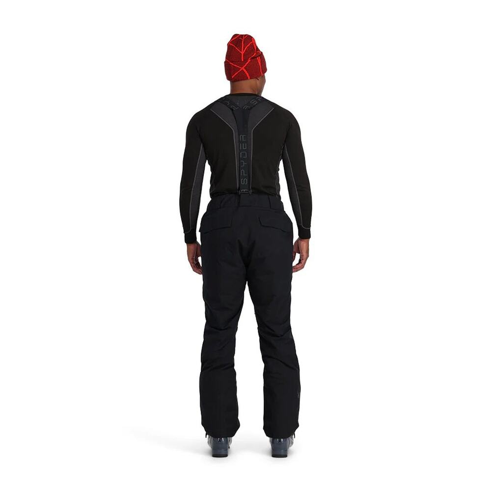 Spyder Men's Sentinel Tailored Fit Insulated Snow Ski Pants in 3XL Regular Black - Picture 3 of 4